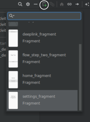 New destination screen showing multiple fragments 44a8212036929458.png