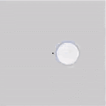 A very small clickable box that is expanded to a larger touch target by tapping next to the box.