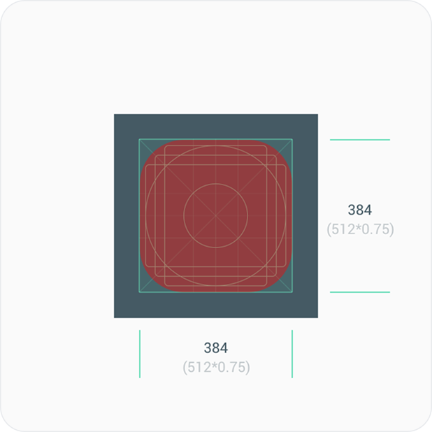 Product icon keylines