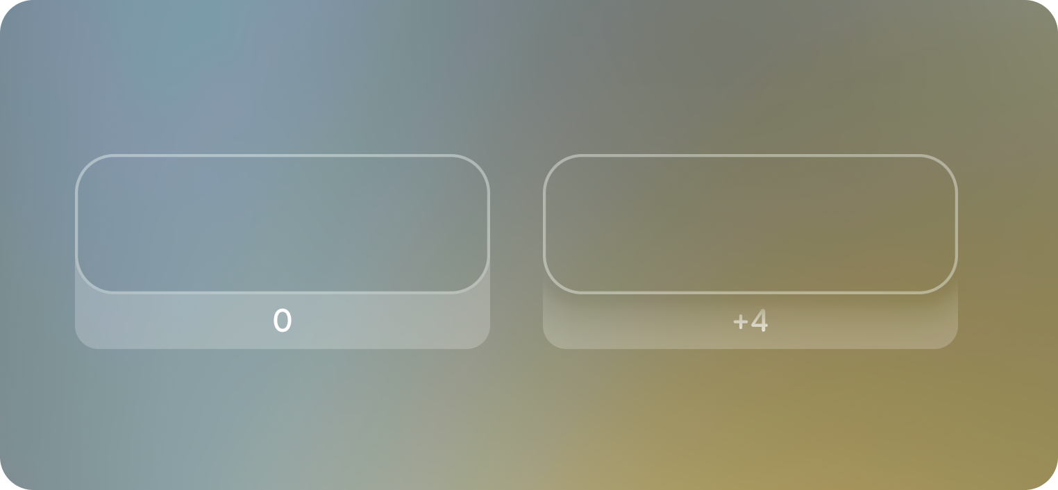 Design elements should be anchored to the bottom of the
frame.
