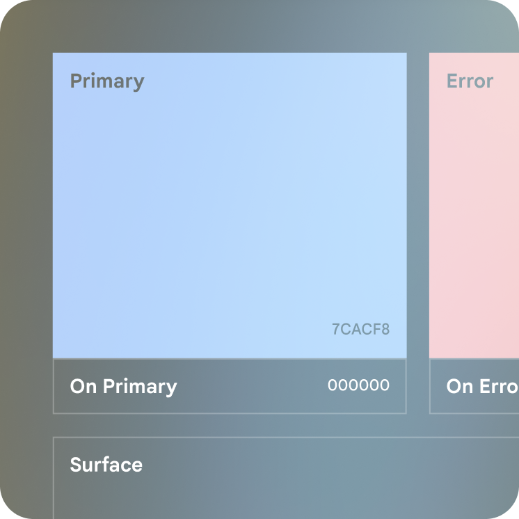 Design elements should be anchored to the bottom of the
frame.