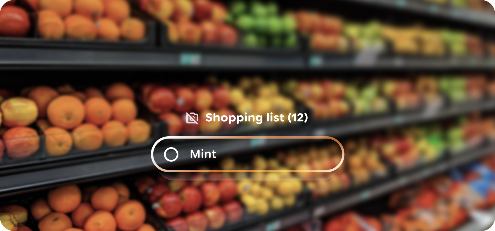 App UI on display
mode.