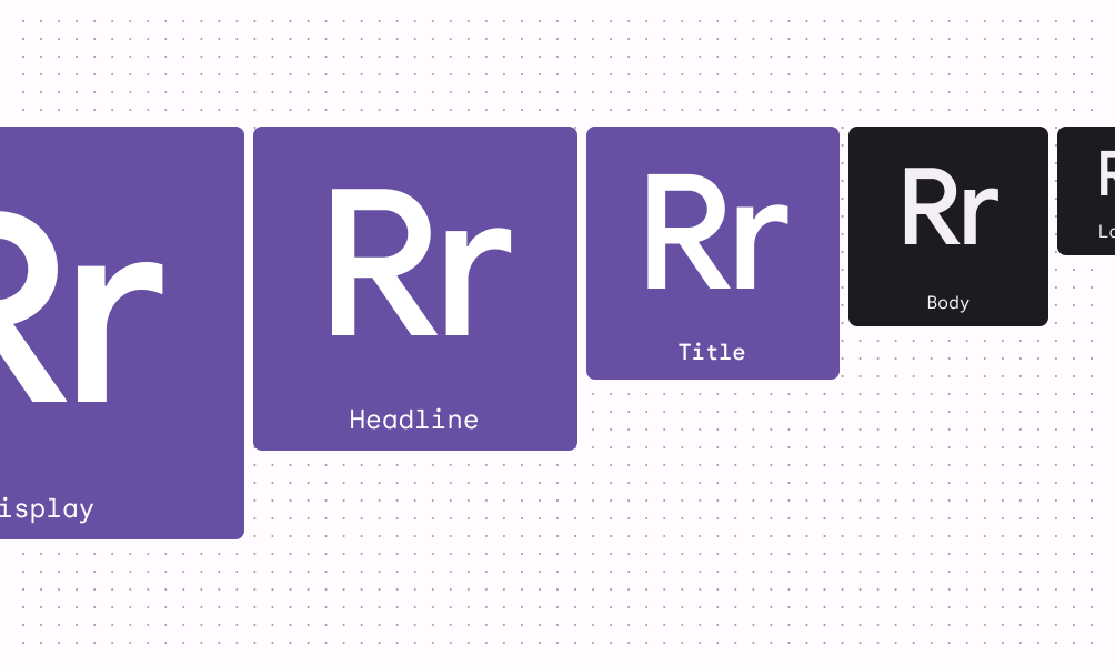 Android font examples
