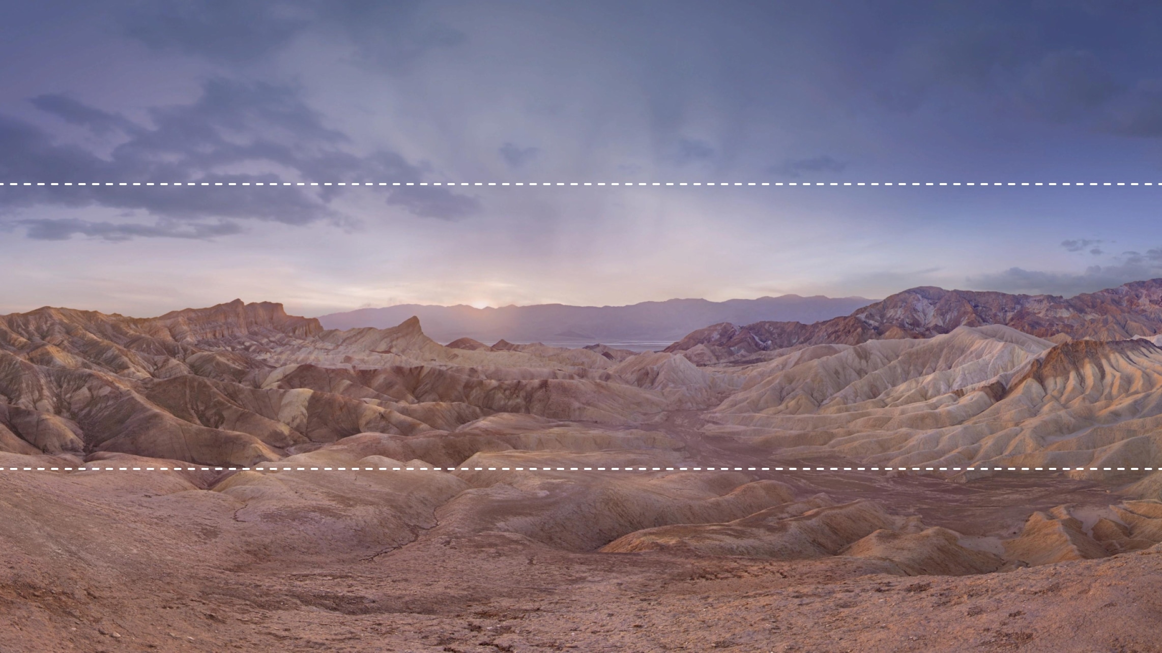 A spatial environment showing a safe tonal
range.