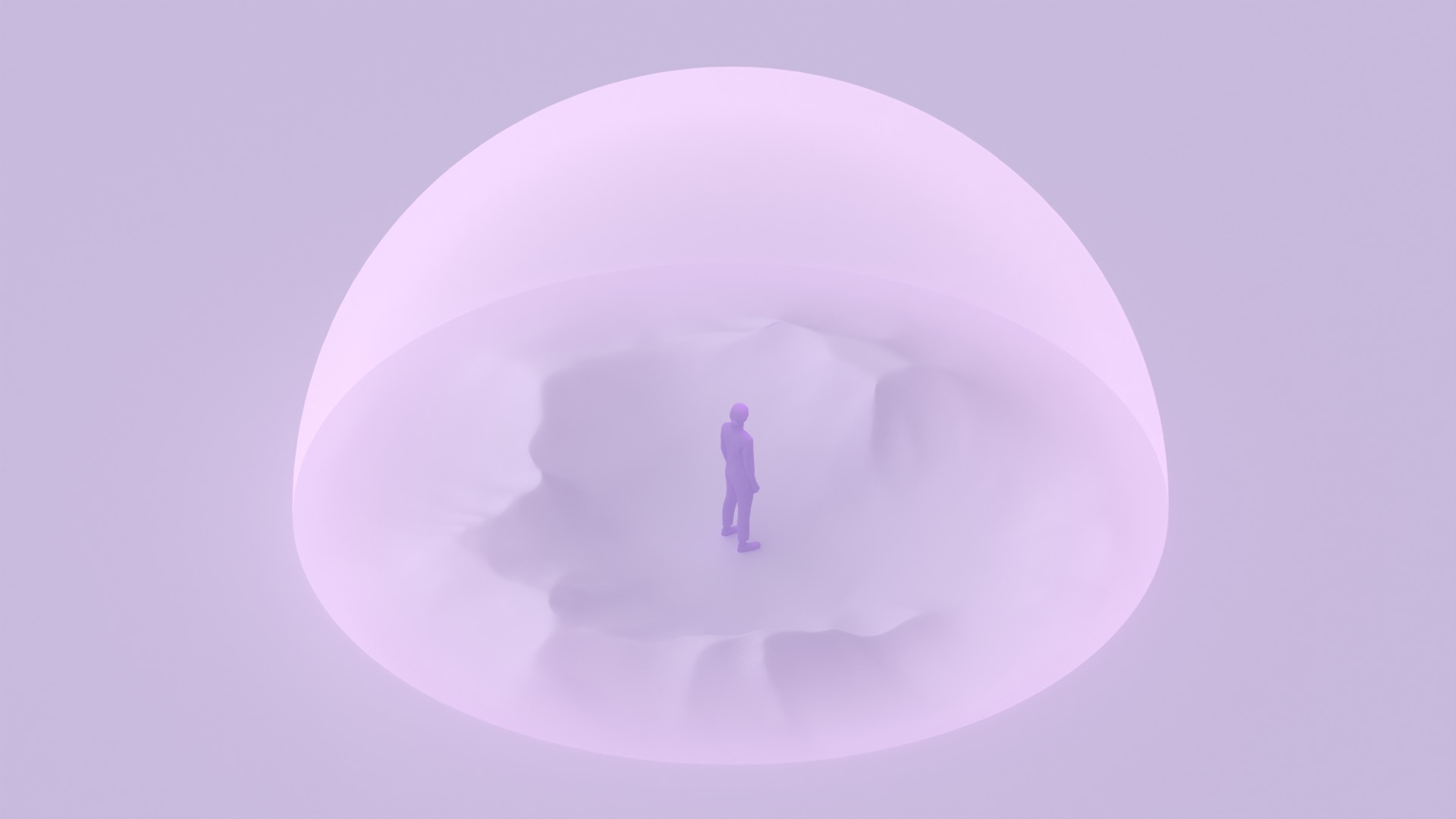 A spatial environment in an XR app.