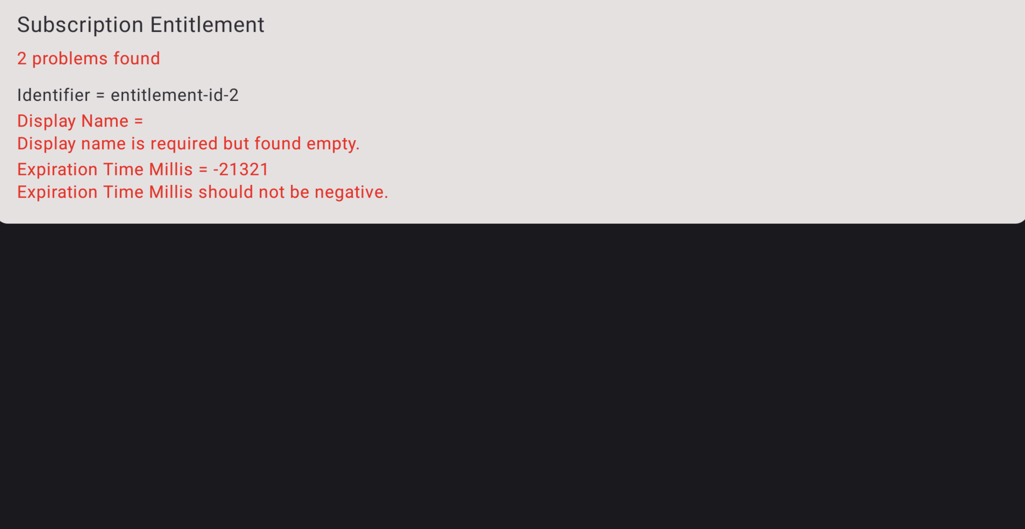 Verification App Error Screenshot