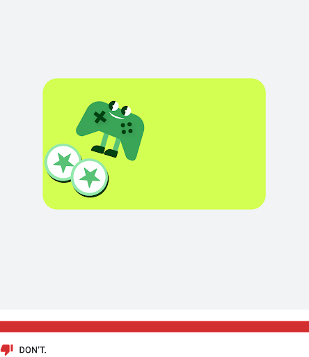 Objects that are off-centered