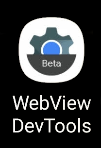 WebView DevTools launcher icon.