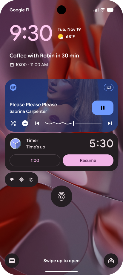 Timer example using MetricStyle