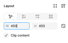 The width and height options appear in text boxes labeled W and
            H, respectively