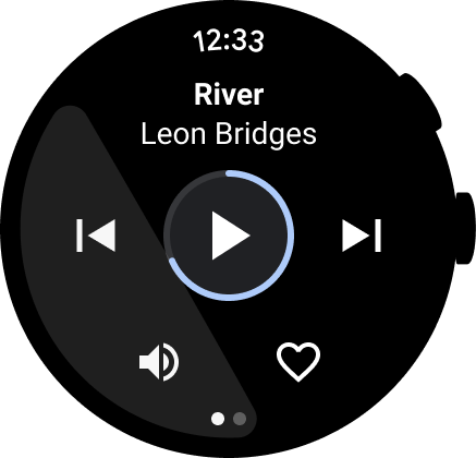Example of Button column layout