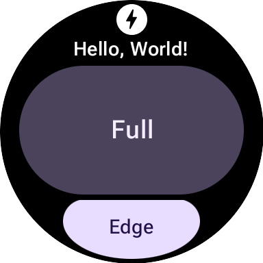 Tile with 'full' shape (more rounded corners)