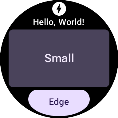 Tile with 'small' shape (less rounded corners)